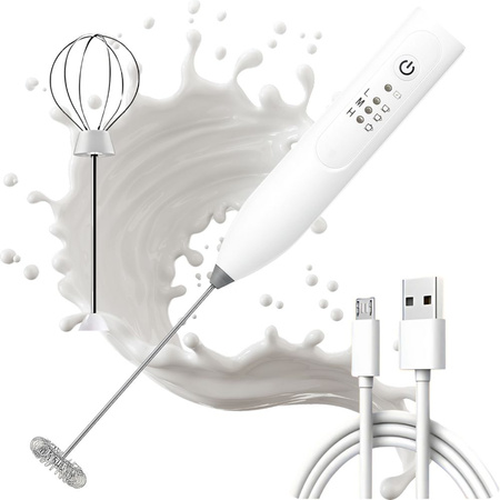 Espumador eléctrico batidor de leche café batidora manual inalámbrica