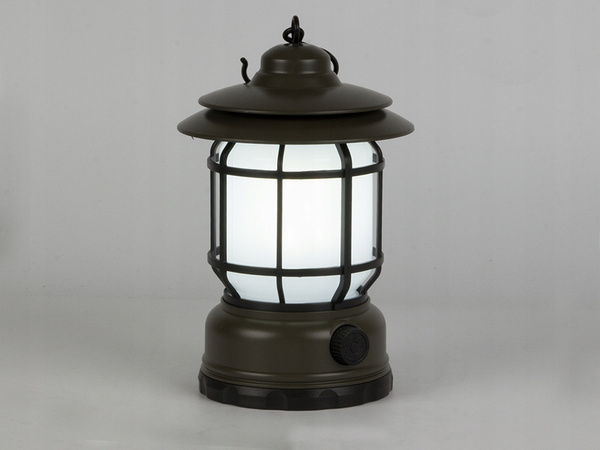 Kempování kempování lampa dobíjecí led usb turistický hák baterka