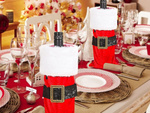 Cache-bouteille de noël décoration de noël décoration de noël