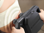 Výkonný masážny prístroj na telo 4 hlavy 20 úrovní sily + 6 pulzných režimov usb