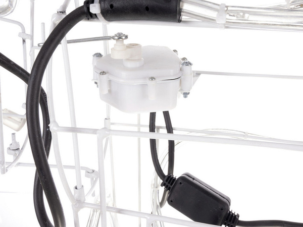 Svietiaci sob 216 led vianočná dekorácia s pohyblivou hlavou veľká záhrada