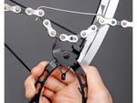 Pliers spanner to unbolt bicycle chain pinchers