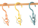 Pince avec crochet set de 3 pièces pince de séchage du linge