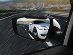 Universal rain cover for car mirrors, 2 pcs.