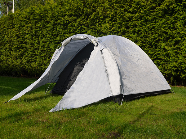 Tienda para 3 personas camping turistico vestibulo cubierta