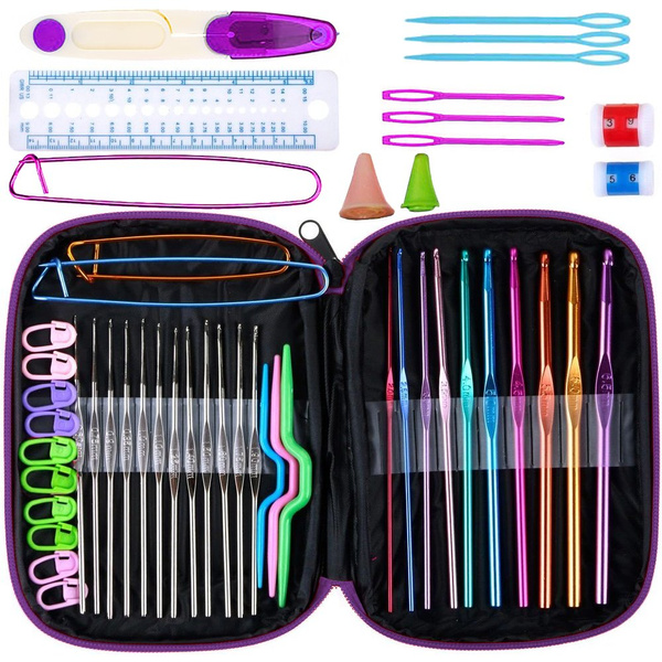 Kit ganchillo estuche ganchillo 0.5-6.5 50el