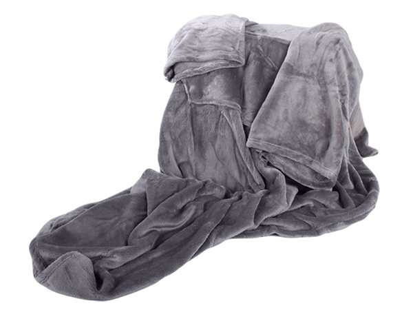 Fleece odeja z rokavi topla odeja jopica 140x200