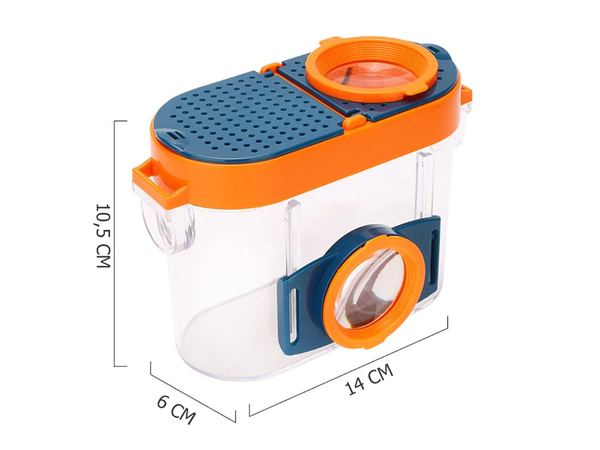 Lupa insecto lupa recipiente