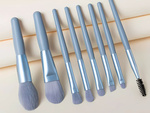 Set de 8 pinceles profesionales para maquillaje de ojos cejas con estuche cosmético