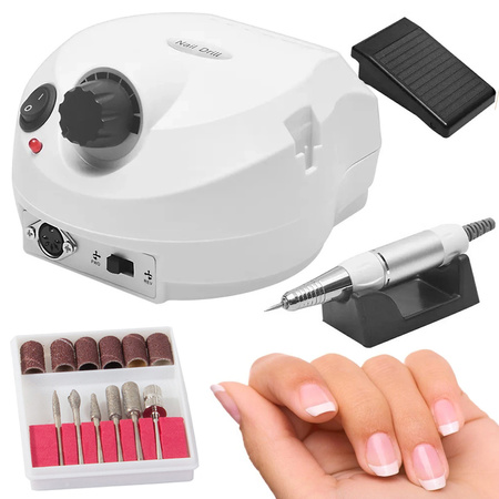 Fresadora para uñas manicura pedicura + fresas 65 w profesional para el hogar