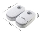 Comedero doble para perro gato dispensador automático de comida temporizador grande