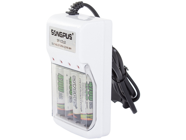 Rechargeable battery charger aa aaa battery pack