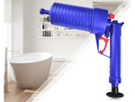 Pistola desatascadora wc empujador topo