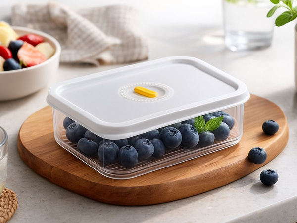 Pārtikas konteiners ar hermētisku vāku virtuves organizētājs 600 ml