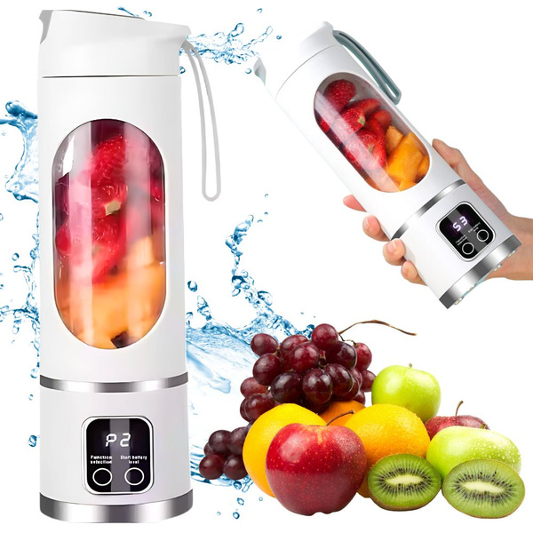 Blender s pohárom, mixér na smoothie, bezdrôtový, USB, prenosný, mini