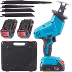 Sabre saw cordless jigsaw 2 x acu