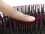Massaging hair brush for detangling head massage + comb