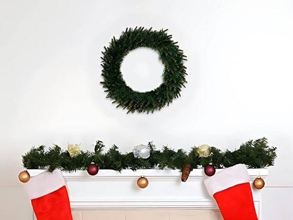 Christmas wreath door decoration table large 50cm