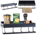 Kuchynský nástenný policový organizér