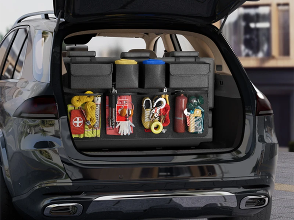 Organizador con bolsillos para el respaldo del asiento del coche