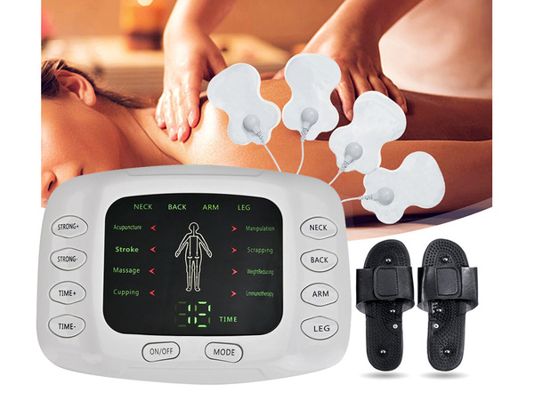 Electroestimulador músculo ems tens taps