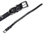 Tachonado collar de perro de cuero ecológico ajustable s