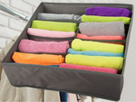 Underwear organiser for wardrobe drawer 8 compartments
