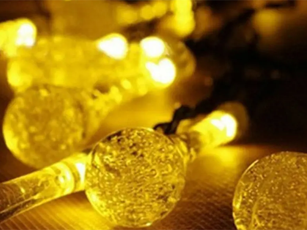 Sončne luči vrt icicle girlanda terasa balkon 20 vodil