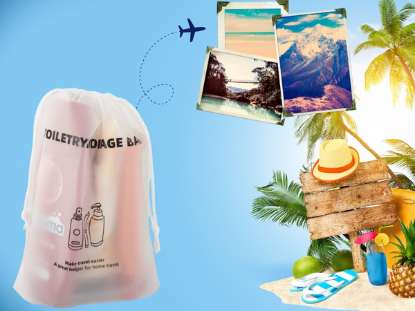 Trousse de maquillage trousse de toilette trousse de voyage pour avion