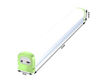 Led darbnīcas lampa ar magnētu āķi universāla uzlādējama baterija powerbank