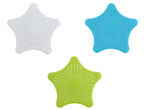 Silikonsko cedilo za odtok za umivalnik s tušem