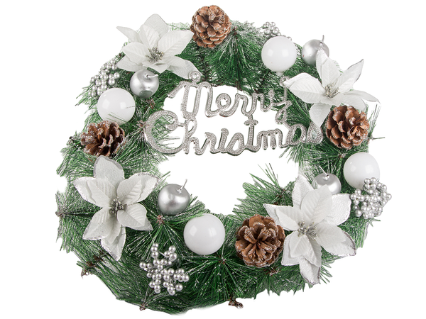 Guirnalda decorativa navideña decoración de pared decoración de puertas adornos navideños