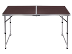 Folding camping table tourist table set with 4 chairs garden table