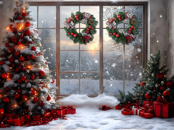 Guirlande décorative de noël décoration murale décoration de porte décorations de noël