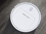 Automatic wireless electric cleaning robot vacuum cleaner, white