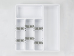 Organizador extraíble para cajones de cubiertos