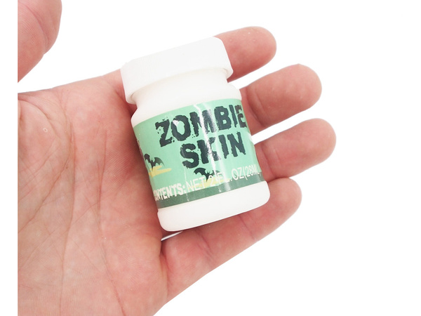 Zoombie skin makeup for halloween to paint scars wounds makeup skin