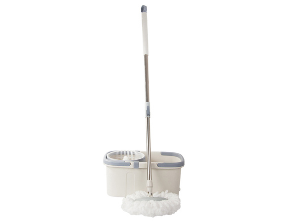 Rotary mop 360 spin turbo bucket set microfibre pad