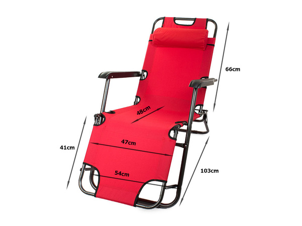 Silla de playa plegable gravedad cero 2en1 silla turística