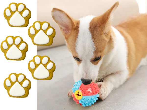 Ball treat chew toy for dog food