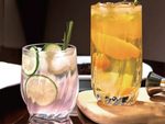 Lot de 6 verres à boissons froides, droits et hauts, pour cocktails, 340 ml