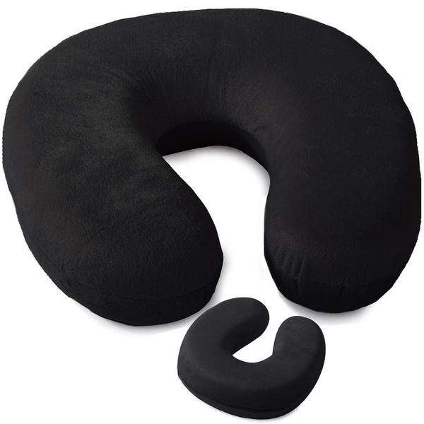 Travel neck cushion cornet for car travel memory headrest