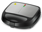 3-in-1 toaster, waffle maker, donut maker, interchangeable plates, 850w, non-stick