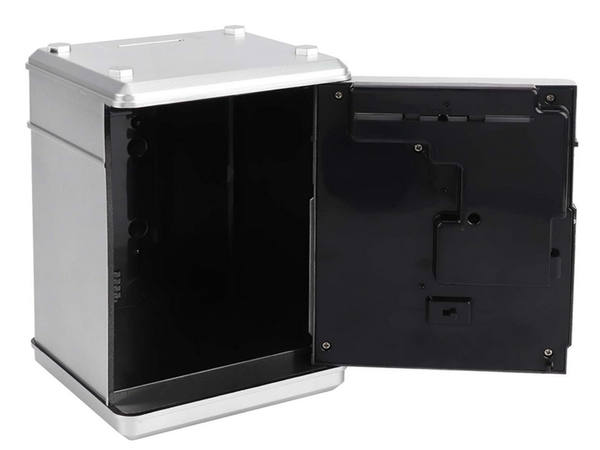 Money box cash machine access code banknotes