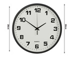 Horloge murale grand modèle silencieux non tactile 30 cm ronde trotteuse