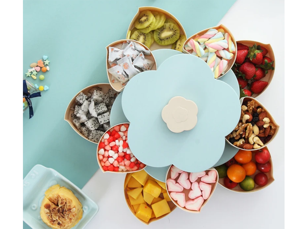 Rotating 2-in-1 candy jewellery organiser with phone holder