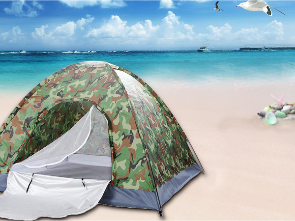 Tienda camping moro xxl 2-3 personas tienda turista con mosquitera bolsa