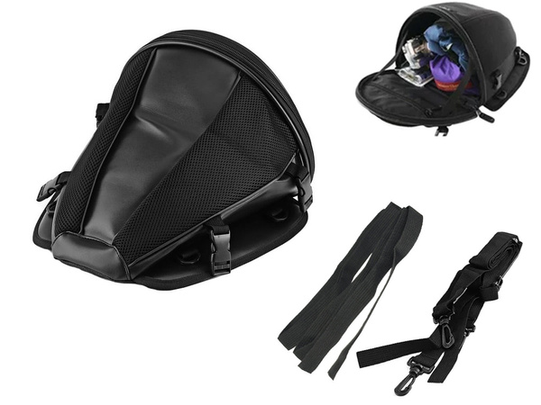 Motocikla mugursoma motocikla ūdensnecaurlaidīga soma pannier sēdeklis 2in1