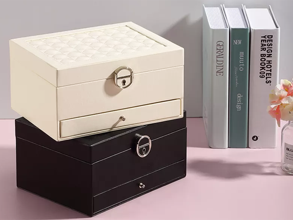 Šperkovnice organizér box zrcadlo