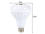 Led barevná žárovka rgb reproduktor bluetooth dálkové ovládání
